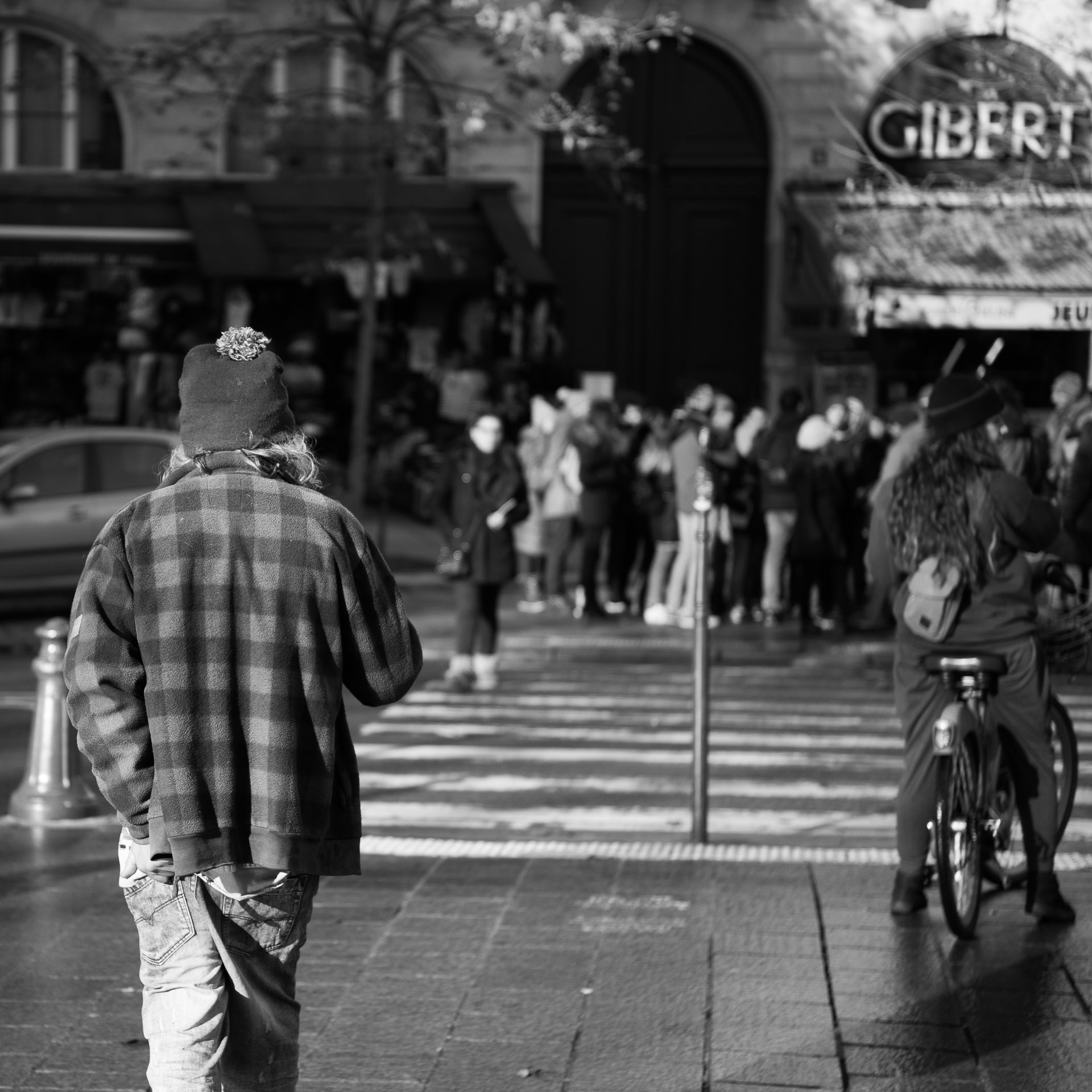 In The Light I - Photo taken in Paris, France, December 2017