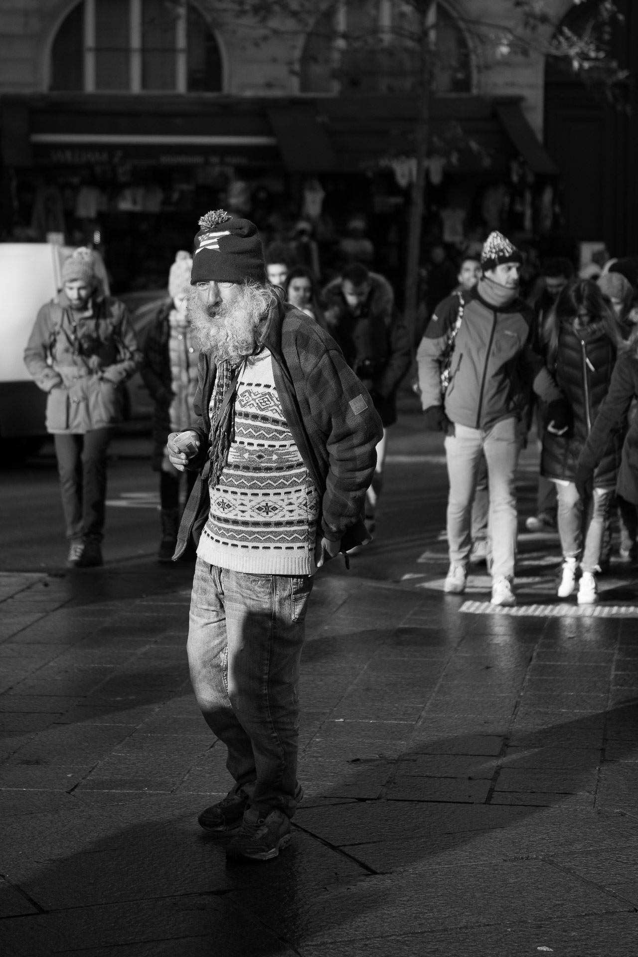 In The Light III - Photo taken in Paris, France, December 2017